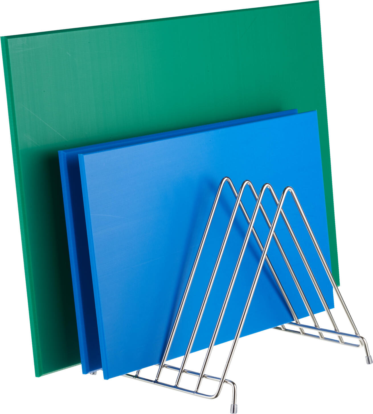 Pulsiva Clever OSF Polyethylene Chopping Board, 60 x 45 x 1.2 cm, White, HACCP Compliant, Double-Sided, Cut Resistant with Drainage Groove