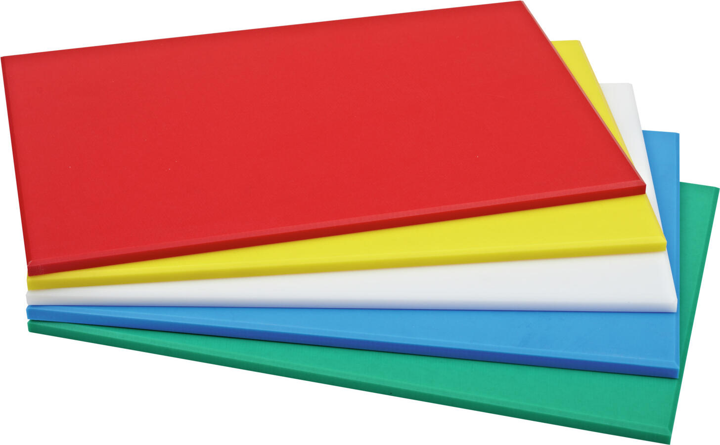PULSIVA Clever OSF Polyethylene Chopping Board, 45 x 30 x 1.2 cm, High Density Cutting Resistance, HACCP Compliant, Double-Sided with Drainage Groove