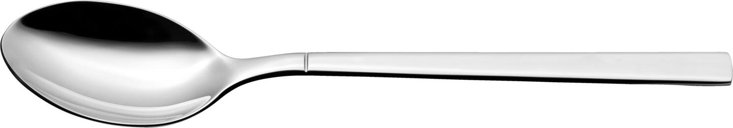 Lingura de masa VEGA Luano, 20 cm Otel Inoxidabil Cromat 13/0, Poluit Oglinda, Grosime 2.5 mm, Argintiu, Compatibil cu Masina de Spalat Vase