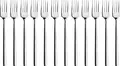 VEGA London Starter Dessert Fork, 18/0 Chrome Stainless Steel, Rust-proof, Mirror Polished, Silver, 18.3 cm