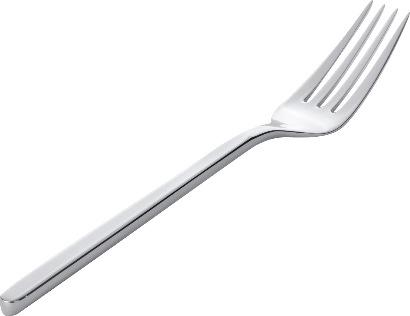 VEGA Toulon Table Fork, 18/10 Chrome-Nickel Stainless Steel, Mirror Polished, Rustproof, Dishwasher Safe, Slim Handle, 20.5 cm, Silver