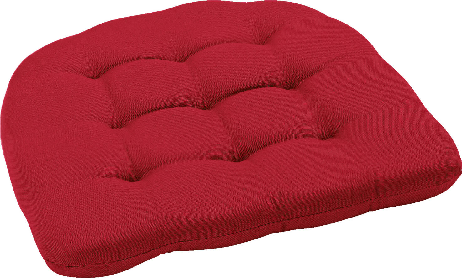 ERWIN M. LUSINI Solutions GmbH Seat cushion Colori Sitzkissen Colori Seat cushion Colori; 40x37.5x4 cm (WxLxH); red; tapered Sitzkissen Colori; 40x37.5x4 cm (BxLxH); rot; konisch 100% polyester. Seat cushion with dot stitching and elastic bands for fastening. Suitable for indoor and outdoor use. High seating comfort. Easy to clean, robust. 100 % Polyester. Sitzkissen mit Punktsteppung und Gummibändern zur Befestigung. Für Innen- und Außenbereich geeignet. Hoher Sitzkomfort. Pflegeleicht, robust.