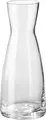 Bormioli Rocco Ypsilon Glass Carafe, 1.13 L, Transparent Round Tapered Hourglass Design, 26.2 cm Height, 7.2 cm Diameter, Dishwasher Safe Water and Beverage Pitcher