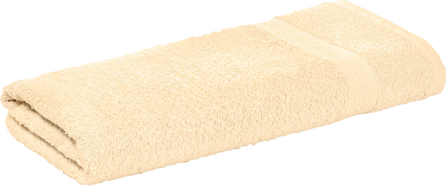 PULSIVA LUSINI Solutions GmbH Shower towel Mars Duschtuch Mars Shower towel Mars; 70x140 cm (WxL); yellow Duschtuch Mars; 70x140 cm (BxL); gelb 100% cotton. Weight approx. 400 g/m². Walk terry shower towel in plain colors. Durable and absorbent fabric for high demands at great conditions. Personalization possible. 100 % Baumwolle. Gewicht ca. 400 g/m². Walkfrottier Duschtuch in Unifarben. Strapazierfestes und saugfähiges Gewebe für hohe Ansprüche zu tollen Konditionen. Personalisierung möglich.