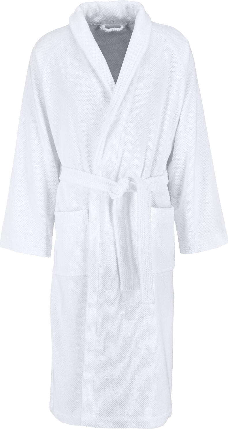 ERWIN M. LUSINI Solutions GmbH Bathrobe Duo Bademantel Duo Bathrobe Duo; Size 2XL; white Bademantel Duo; Kleidergröße 2XL; weiß 100% cotton. Weight approx. 450 g/m². Cuddly bathrobe made of 2-ply terry in a modern raglan cut with shawl collar. The distinctive woven texture ensures maximum absorbency and durability. Personalization possible. 100 % Baumwolle. Gewicht ca. 450 g/m². Anschmiegsamer Bademantel aus Zwirnfrottier in modernem Raglanschnitt mit Schalkragen. Die unverwechselbare Webstruktur sorgt für höchste Saugfähigkeit und Strapazierfähigkeit. Personalisierung möglich.