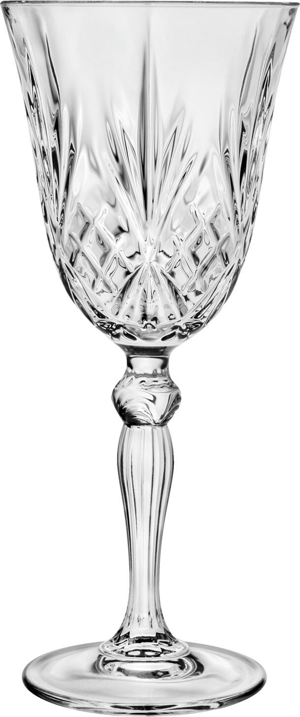 RCR RCR Cristalleria Italiana SpA Red wine glass Melodia Rotweinglas Melodia Red wine glass Melodia; 270 ml, 8.7x20.2 cm (ØxH); transparent; 6 piece / pack Rotweinglas Melodia; 270 ml, 8.7x20.2 cm (ØxH); transparent; 6 Stück / Pack Red wine glass made of crystal glass with a cut look. Dishwasher safe. Rotweinglas aus Kristallglas in Schliff-Optik. Spülmaschinenfest.