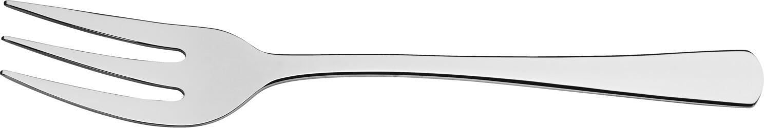 VEGA LUSINI Solutions GmbH Serving fork Madrid Serviergabel Madrid Serving fork Madrid; 22.3 cm (L); silver, handle silver Serviergabel Madrid; 22.3 cm (L); silber, Griff silber Chrome-nickel stainless steel 18/10. Serving fork in a simple, neutral design. Mirror polished. Material thickness 3 mm (measured at the strongest point of the table fork). Dishwasher safe. Chrom-Nickel-Edelstahl 18/10, rostfrei. Serviergabel in schlichtem, neutralem Design. Hochglanzpoliert. Gastronomiegerechte Materialstärke 3 mm (gemessen an der stärksten Stelle der Menügabel). Spülmaschinenfest.