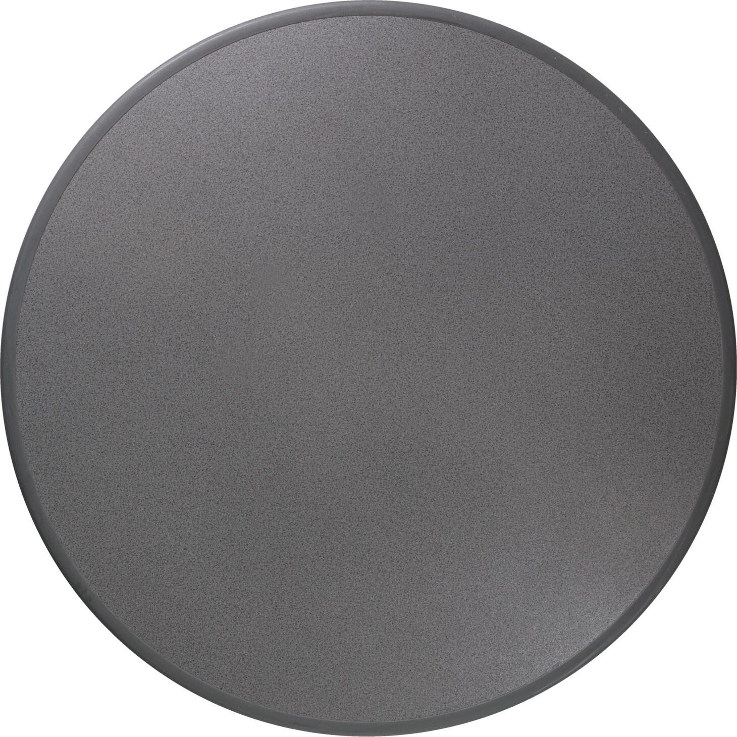 PULSIVA LUSINI Circle Round Bar Table, Anthracite, Foldable Outdoor High Table, Tubular Steel Frame, Plastic Top, 80cm Diameter x 110cm Height, Weather Resistant