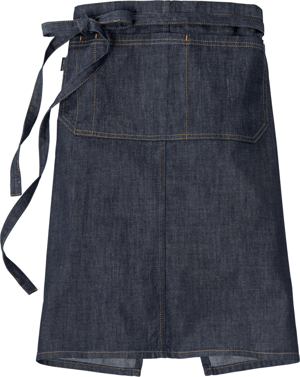 Jobeline Melek Denim Waist Apron, 100% Cotton Blue Jeans Service Apron with 4 Pockets, 60 x 80 cm, for Cafes and Restaurants