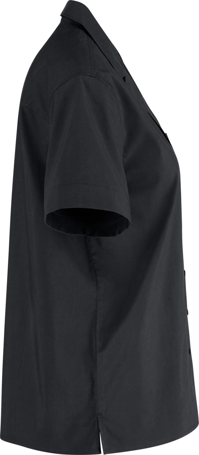 Bluza Jobeline Magnum pentru femei cu maneca scurta, croiala Comfort Fit, amestec bumbac-poliester, buzunar la piept, uniforma Horeca