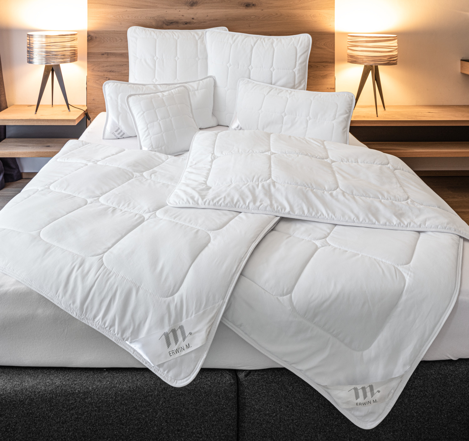 ERWIN M. Draco Pillow 70x90 cm White, Fire Retardant Trevira CS Polyester, OEKO-TEX Standard 100, IMO 2010 FTP Code Compliant