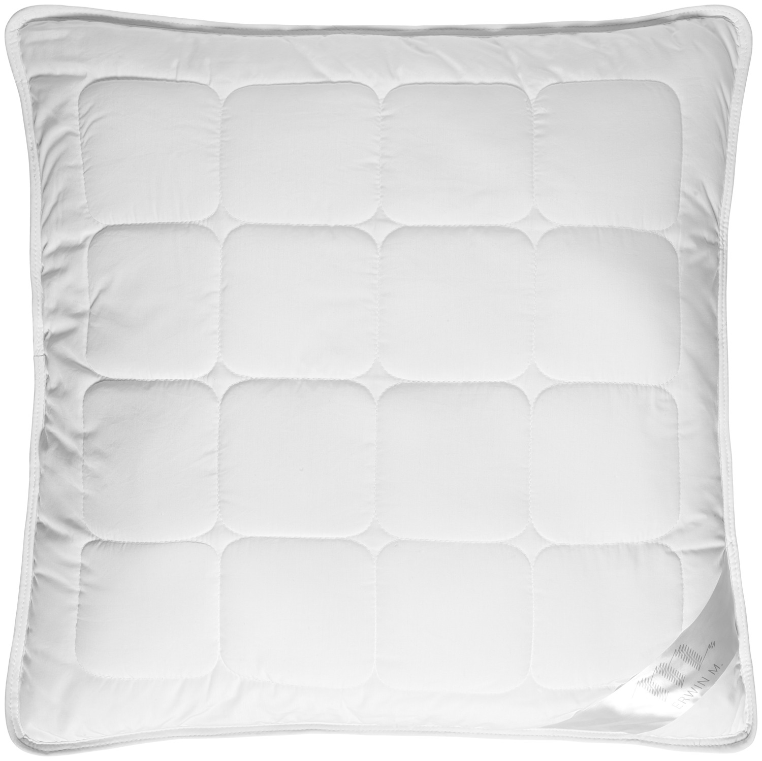ERWIN M. LUSINI Solutions GmbH Pillow Draco Kissen Draco Pillow Draco; 70x90 cm (WxL); white Kissen Draco; 70x90 cm (BxL); weiß Filling: 100% polyester, fire retardant with Trevira CS. Cover: 100% polyester, fire retardant. Fiber pillow permanently flame retardant, even after long use or washing. Meets international standard DIN EN ISO 12952-1 and 12952-2 as well as maritime requirements (IMO guideline) 2010 FTP code part 9. High quality Trevira CS filling. Low smoke emission in case of fire. Füllung: 100 % Polyester, feuerhemmend mit Trevira CS. Bezug: 100 % Polyester, feuerhemmend. Faserkissen permanent schwer entflammbar, auch bei langem Gebrauch oder Wäsche. Erfüllt internationale Norm DIN EN ISO 12952-1 und 12952-2 sowie die Anforderungen im Maritimbereich (IMO-Richtlinie) 2010 FTP Code Teil 9. Hochwertige Trevira CS Füllung. Geringe Rauchgasentwicklung im Brandfall.