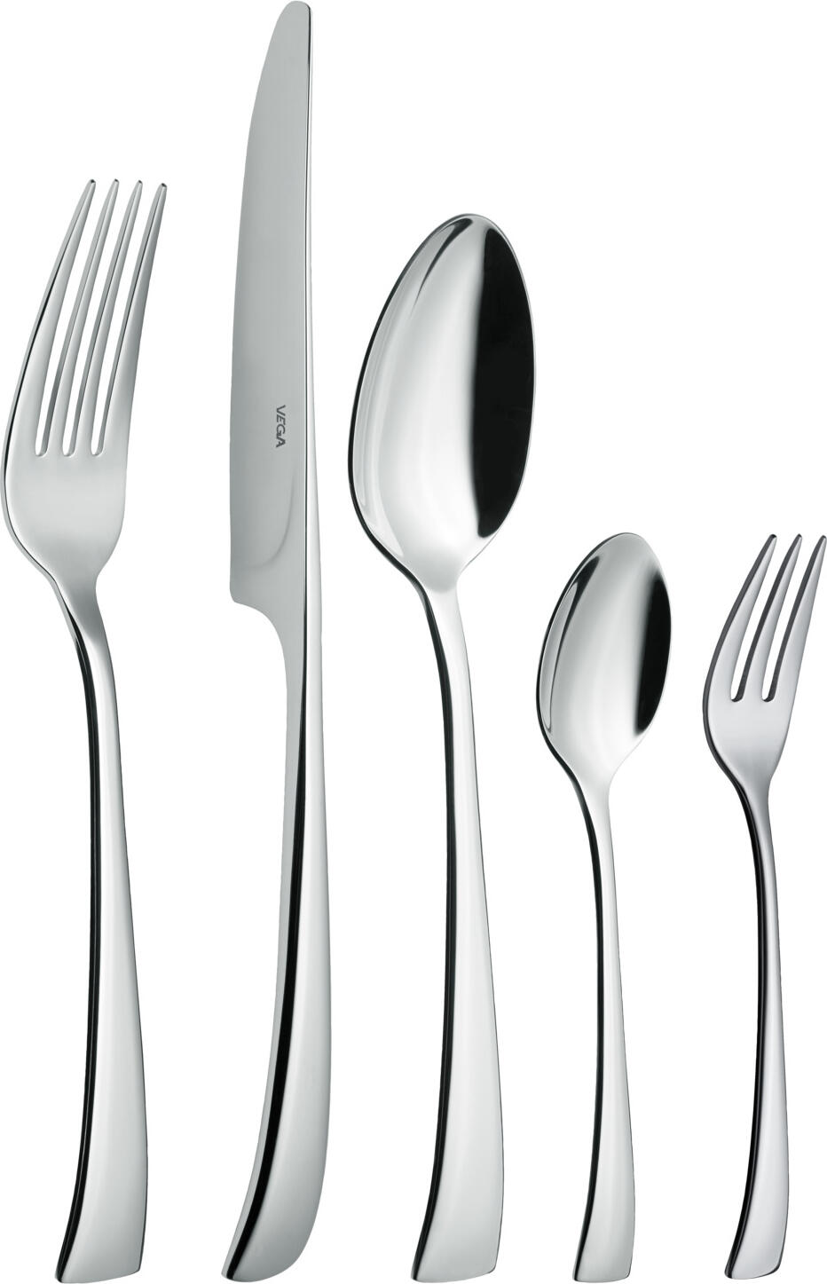 VEGA LUSINI Solutions GmbH Sample set of cutlery Controverse 5-piece Mustergarnitur Besteck Controverse 5-teilig Sample set of cutlery Controverse 5-piece; silver, handle silver Mustergarnitur Besteck Controverse 5-teilig; silber, Griff silber Use our sample service. The following samples are included: Table spoon Table fork Table knife Mono. 13/0 Coffee spoon Cake fork Sample items are priced with a nominal charge, if you are not satisfied we will refund the nominal charge. Please contact our customer service. Nutzen Sie unseren Musterservice. Folgende Muster sind enthalten: Menülöffel Menügabel Menümesser Mono. 13/0 Kaffeelöffel Kuchengabel Musterartikel sind mit einer Schutzgebühr bepreist, bei Nichtgefallen erstatten wir Ihnen die Schutzgebühr zurück. Bitte nehmen Sie hierzu Kontakt zu unserem Kundenservice auf.