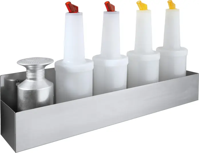 Pulsiva Lusini Dosing Bottle Party, White/Yellow, 850 ml Polypropylene Dispenser, 9 x 33 cm, Dishwasher Safe, Professional Kitchen Squeeze Bottle