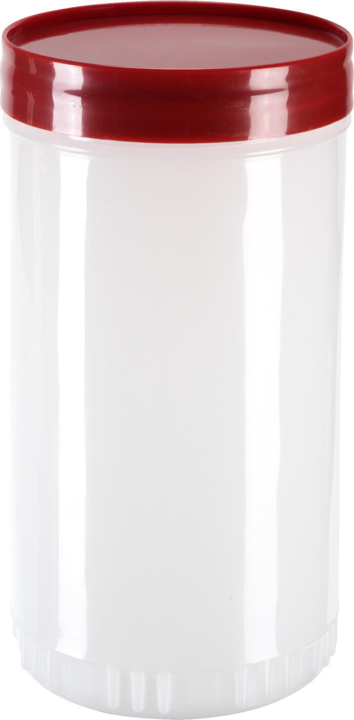 Pulsiva Lusini Dosing Bottle Party, White/Brown, 850 ml Polypropylene Dispenser, 9 x 33 cm, Dishwasher Safe, Professional Kitchen Squeeze Bottle