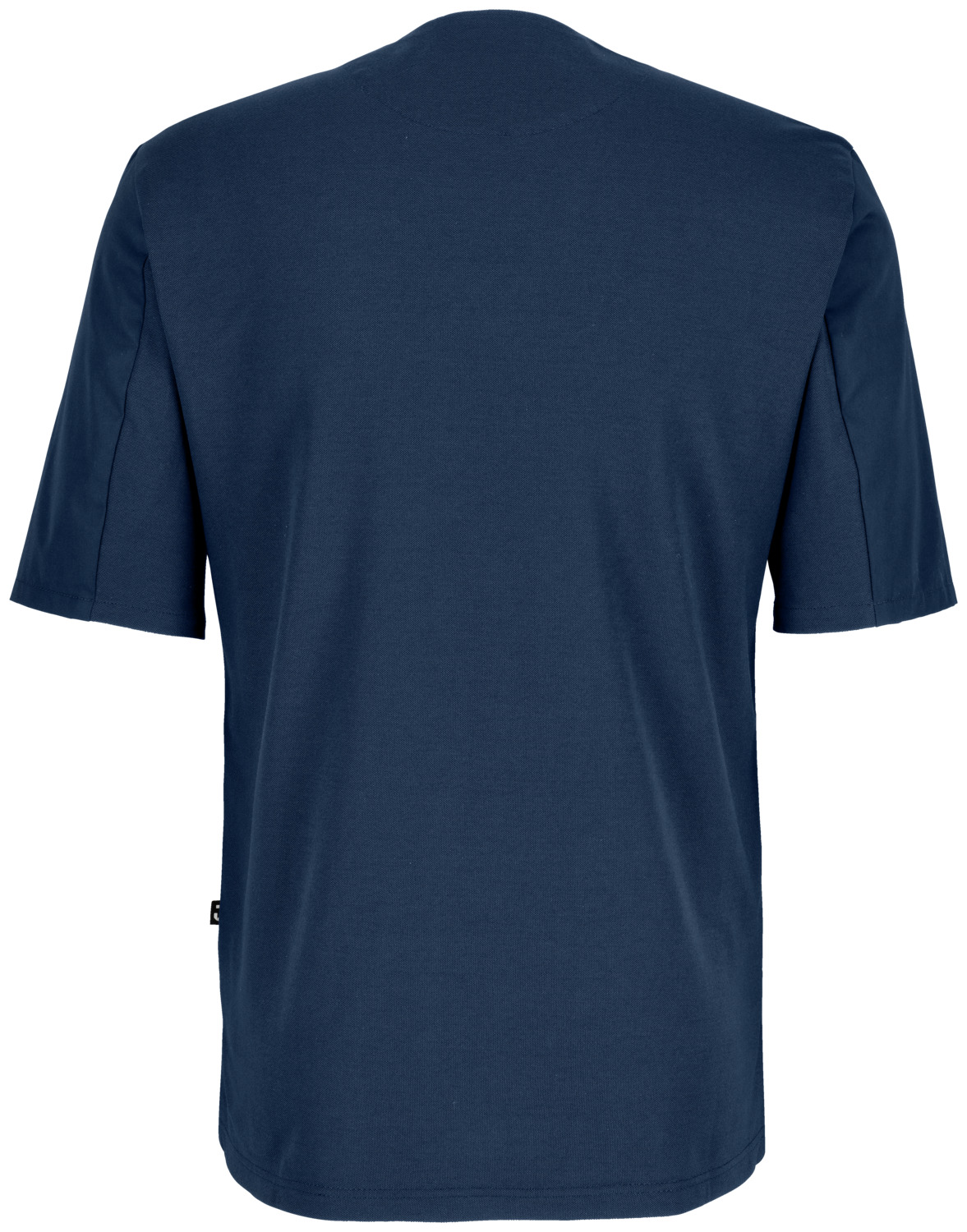 Jobeline Calva Men's Pull-On Tunic, Short-Sleeved V-Neck Medical Scrub, Breathable Piqué Back, Polyester Cotton Blend, OEKO-TEX Certified