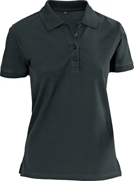 JOBELINE Cato Women's Short Sleeve Polo Shirt, Piqué Fabric, 95% Cotton 5% Elastane, Easy-care and Crease-resistant, Fitted Cut, OEKO-TEX Standard 100
