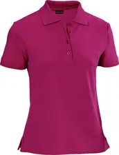 JOBELINE LUSINI Solutions GmbH Women's polo shirt Cato short sleeve Damen Poloshirt Cato Kurzarm Women's polo shirt Cato short sleeve; Size 2XL; blackberry Damen Poloshirt Cato Kurzarm; Kleidergröße 2XL; brombeer 95 % cotton, 5 % elastane. 40°C wash. Classic short-sleeved polo piqué shirt for women in easy-care, crease-resistant cotton-elastane fabric. Flat knit cuffs on the sleeves and collar, as well as a four-button placket. With short side slits. Also available with three-quarter length sleeves. Slightly tailored cut. Back length: 66 cm for size S. 95 % Baumwolle, 5 % Elasthan. 40°-Wäsche. Klassisches kurzärmliges Polo-Piqué-Shirt für Damen in pflegeleichter, knitterfreier Baumwoll-Elasthan-Qualität. Flachstrickbündchen an Ärmel und Kragen, sowie Vierknopfleiste. Mit kurzen seitlichen Schlitzen. Auch mit Dreiviertelarmlänge erhältlich. Leicht tailliert geschnitten. Rückenlänge: 66 cm bei Gr. S