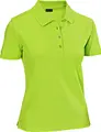 Jobeline Cato Women's Short-Sleeved Polo Piqué Shirt, 95% Cotton 5% Elastane, Easy-Care Crease-Resistant Fabric, OEKO-TEX Standard 100