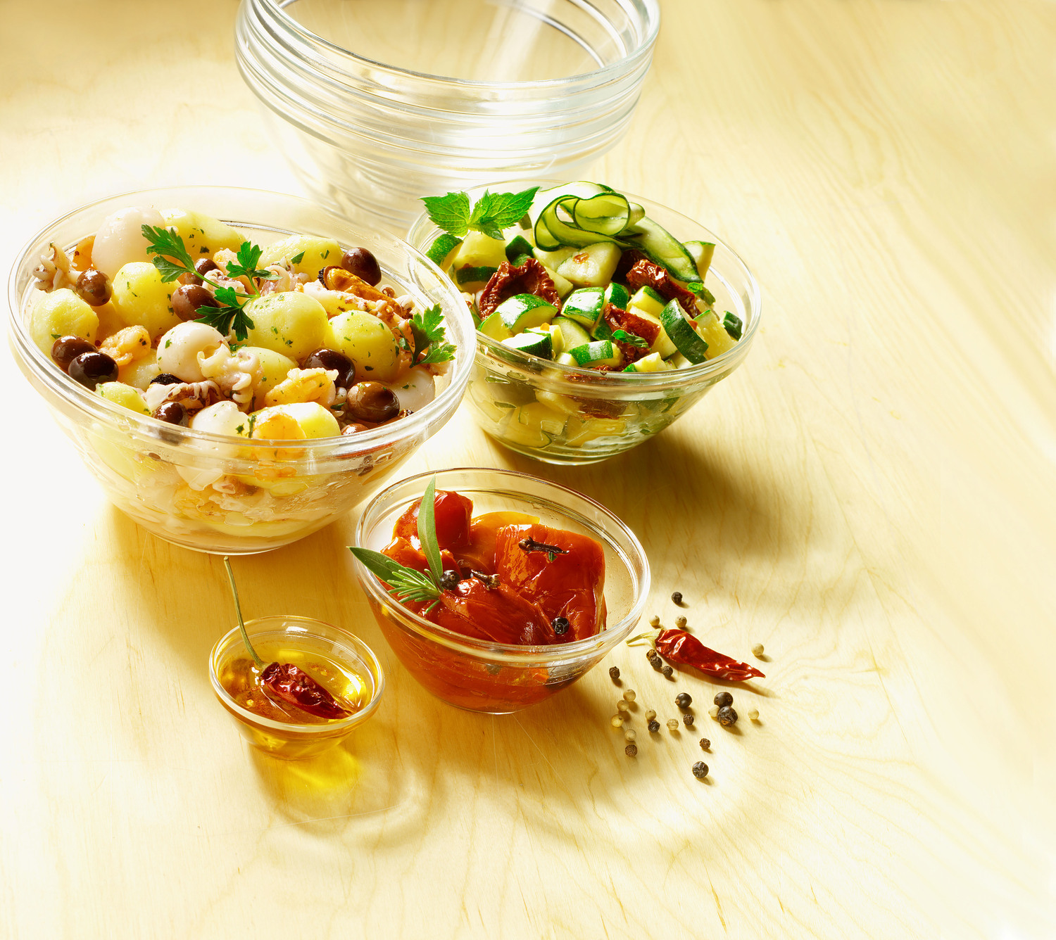 Bormioli Rocco Pompei Tempered Glass Bowl, 40 ml Stackable and Dishwasher Safe Round Transparent Bowl, Made in Italy