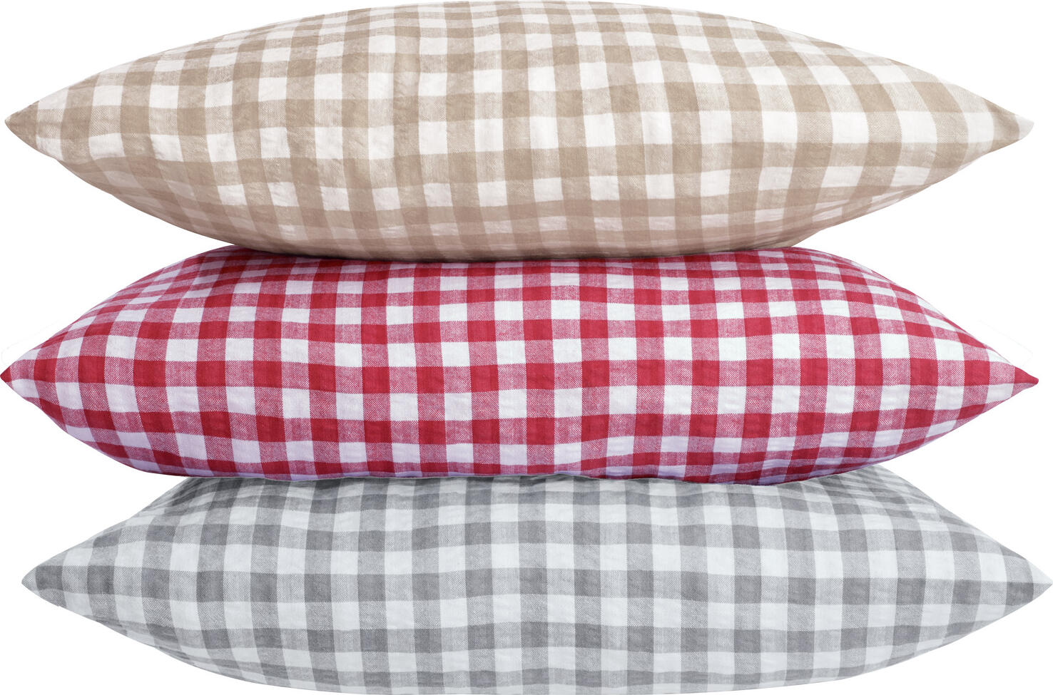 ERWIN M. LUSINI Tux Seersucker Duvet Cover, 100% Mercerised Cotton, Checked Pattern, Hotel Fastener, 155 x 220 cm, OEKO-TEX Standard 100