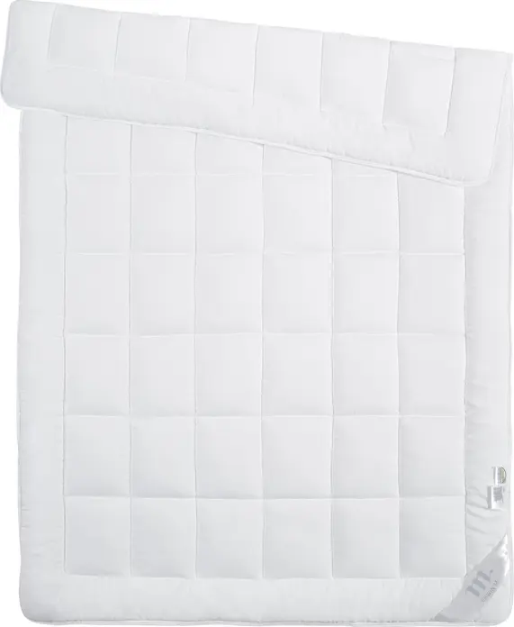 ERWIN M. Dream Summer Fibre Duvet, 135 x 200 cm, White, 100% Siliconised Polyester Hollow Fibre, OEKO-TEX Standard 100, Hypoallergenic, Machine Washable