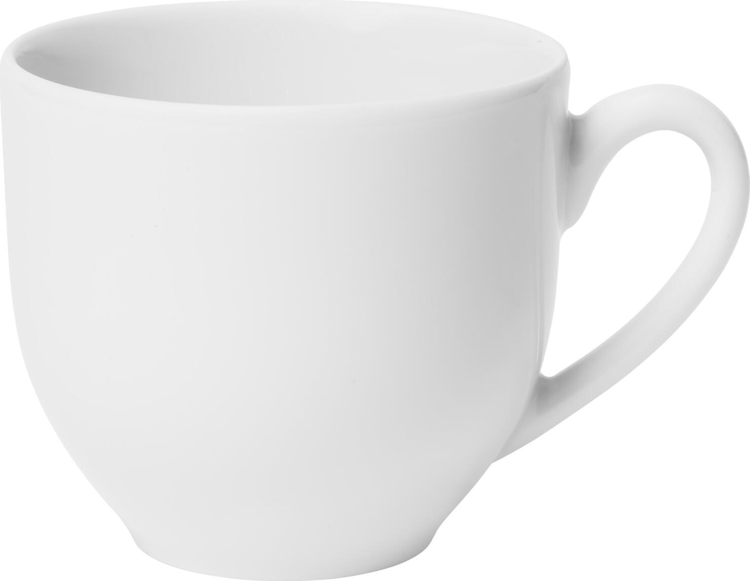 VEGA LUSINI Solutions GmbH Espresso cup Mixor Espressotasse Mixor Espresso cup Mixor; 100 ml, 6.2x5.5 cm (ØxH); white; round; 6 piece / pack Espressotasse Mixor; 100 ml, 6.2x5.5 cm (ØxH); weiß; rund; 6 Stück / Pack White porcelain espresso cup. Can be combined in many ways with the colored tableware elements of the Mixor series. Dishwasher safe and microwaveable. Weiße Espresso-Obertasse aus Porzellan. Vielfältig kombinierbar mit den farbigen Geschirrelementen der Serie Mixor. Spülmaschinenfest und mikrowellengeeignet.