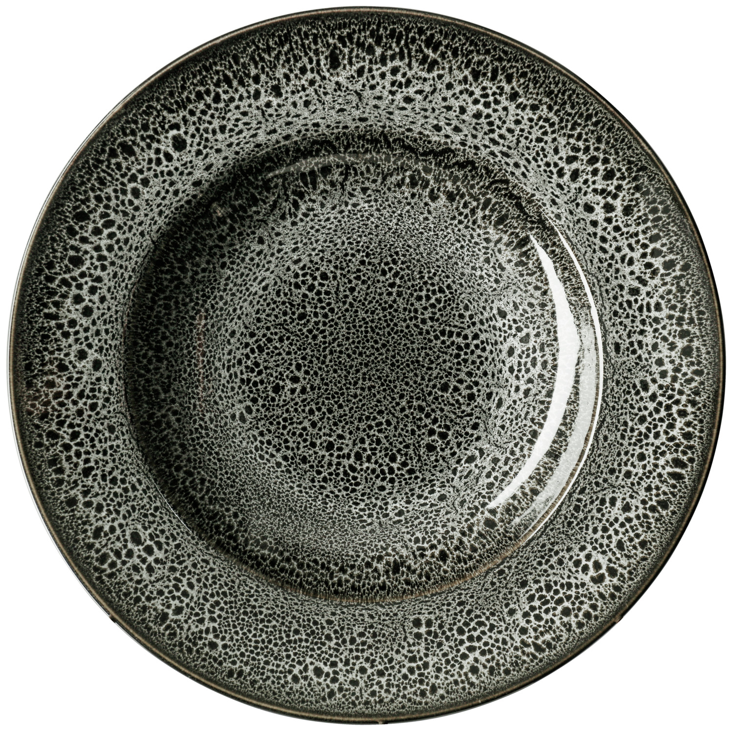 VEGA LUSINI Solutions GmbH Plate Nano deep Teller Nano tief Plate Nano deep; 200 ml, 24x4 cm (ØxH); black; round; 6 piece / pack Teller Nano tief; 200 ml, 24x4 cm (ØxH); schwarz; rund; 6 Stück / Pack Colored plate made of stoneware. With irregular edges. Unique due to Reactive Glaze. Each piece is unique. Colors may vary from light to dark. Dishwasher safe and microwaveable. Farbiger Teller aus Steingut. Mit unregelmäßigen Kanten. Einzigartig durch Reactive Glaze. Jedes Teil ein Unikat. Farben können von hell zu dunkel abweichen. Spülmaschinenfest und mikrowellengeeignet