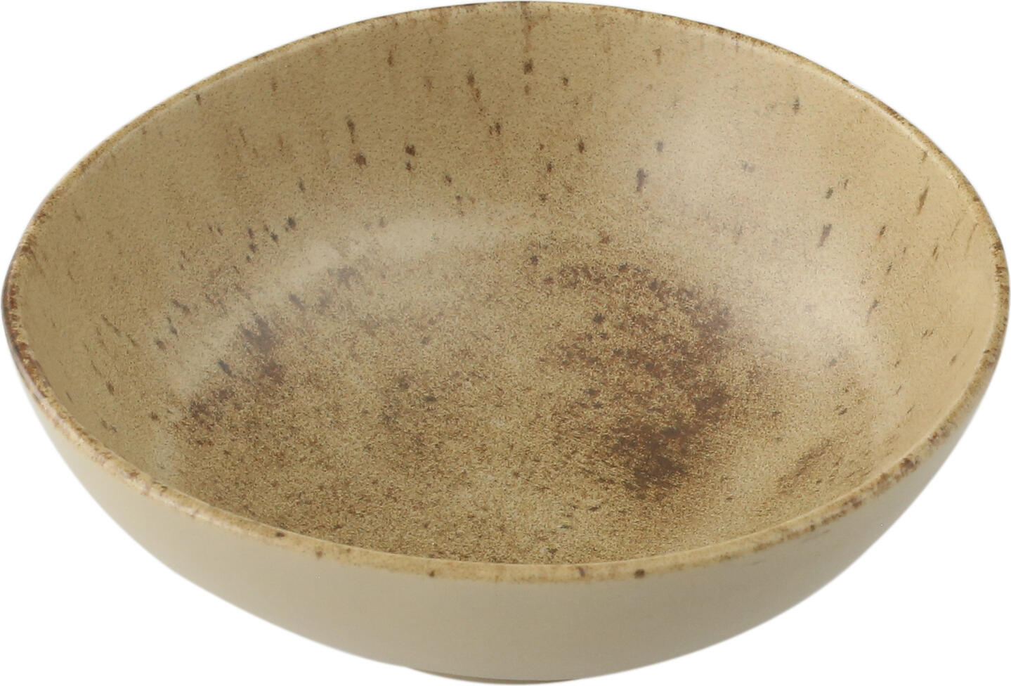Porland Natura Round Bowl, Colored Stoneware with Matt Glaze, 420ml, 14cm Diameter, Dishwasher and Microwave Safe