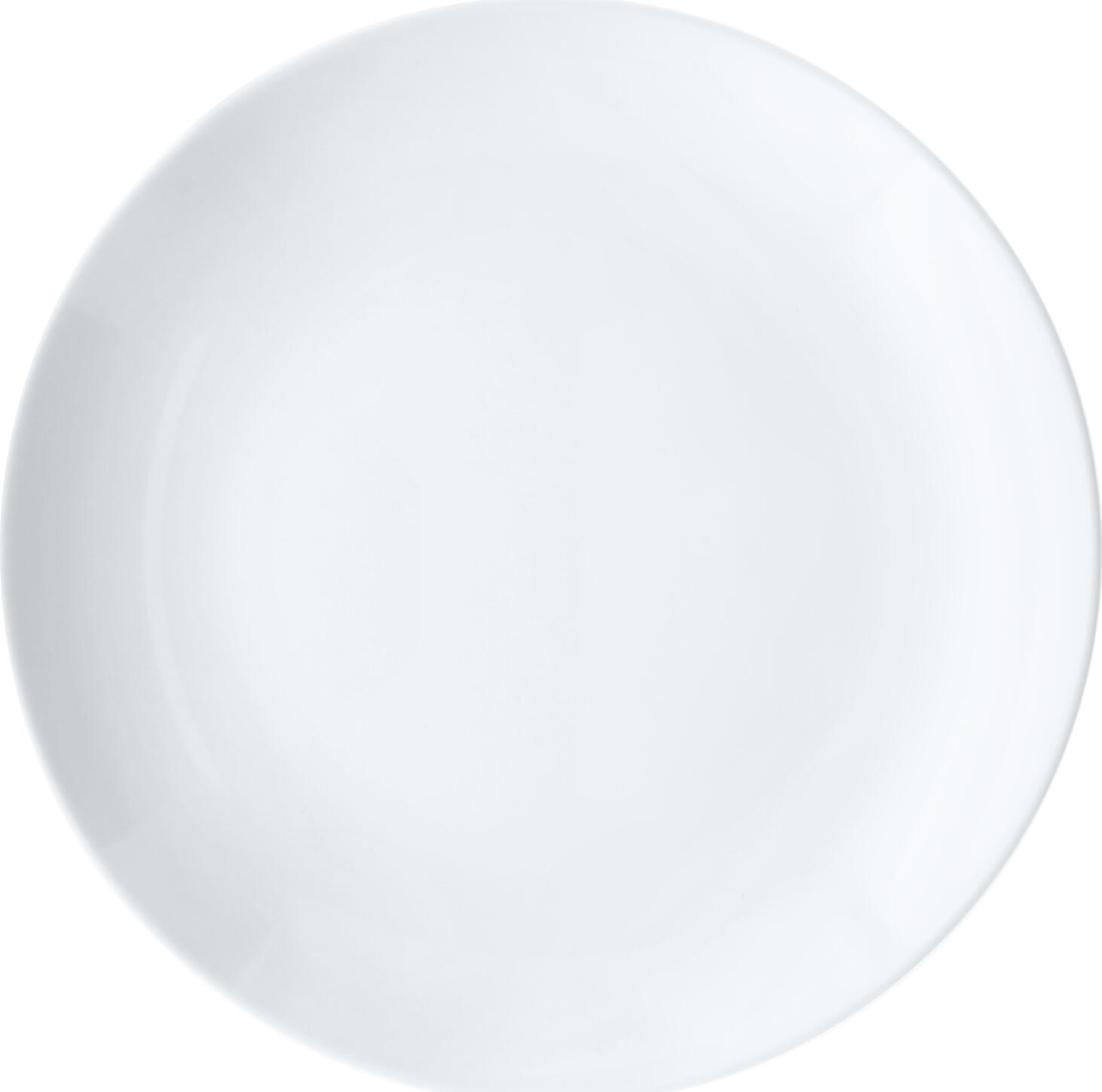 VEGA LUSINI Solutions GmbH Plate Ponta flat Teller Ponta flach Plate Ponta flat; 27.5x3.1 cm (ØxH); white; round; 6 piece / pack Teller Ponta flach; 27.5x3.1 cm (ØxH); weiß; rund; 6 Stück / Pack The flat plate from the Ponta range impresses with its timeless design and high functionality – ideal for the catering and hospitality industries, as well as discerning households. Crafted from high-quality porcelain, this plate offers an elegant presentation surface for a wide variety of dishes. Available in 8 different sizes, the plate can be used flexibly for starters, main courses, desserts or smaller dishes. This means the range adapts perfectly to different applications and portion sizes. Thanks to its reinforced rim, the plate is particularly resistant to knocks and is ideally suited to intensive everyday use. Its sturdy construction ensures a long service life, making it the ideal choice for professional kitchens and daily use. Highlights: * High-quality porcelain dinner plate * Reinforced rim for high stability * Ideal for the hospitality industry and catering * Timeless, versatile design * Dishwasher-safe and microwave-safe Der flache Teller der Serie Ponta überzeugt durch sein zeitloses Design und seine hohe Funktionalität – ideal für Gastronomie, Hotellerie und anspruchsvolle Haushalte. Gefertigt aus hochwertigem Porzellan bietet dieser Teller eine elegante Präsentationsfläche für unterschiedlichste Speisen. Erhältlich in 8 verschiedenen Größen, lässt sich der Teller flexibel für Vorspeisen, Hauptgerichte, Desserts oder kleinere Speisen einsetzen. So passt sich die Serie perfekt an unterschiedliche Einsatzbereiche und Portionsgrößen an. Dank des verstärkten Rands ist der Teller besonders widerstandsfähig gegenüber Stößen und eignet sich optimal für den intensiven Einsatz im Alltag. Die stabile Ausführung sorgt für eine lange Lebensdauer und macht ihn zur idealen Wahl für professionelle Küchen und den täglichen Gebrauch. Highlights: * Hochwertiger Porzellan Speiseteller * Verstärkter Rand für hohe Stabilität * Ideal für Gastronomie & Catering * Zeitloses, vielseitiges Design * Spülmaschinenfest und mikrowellengeeignet