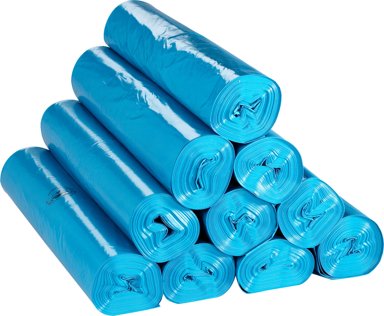 Deiss EMIL DEISS KG (GmbH + Co.) Waste bag wide 120 L Abfallsack breit 120 L Waste bag wide 120 L; 120 l, 80x100 cm (WxH); blue; 10 roll / pack Abfallsack breit 120 L; 120 l, 80x100 cm (BxH); blau; 10 Rolle(n) / Pack Durable polyethylene trash bag. Suitable for large waste bins up to 100L. Material thickness: 35 ?. 25 bags per roll Strapazierfähiger Abfallsack aus Polyethylen. Passend für große Mülltonnen bis ca. 100 L. Materialstärke: 35 µ. Packinhalt 10 Rollen à 25 Sack.