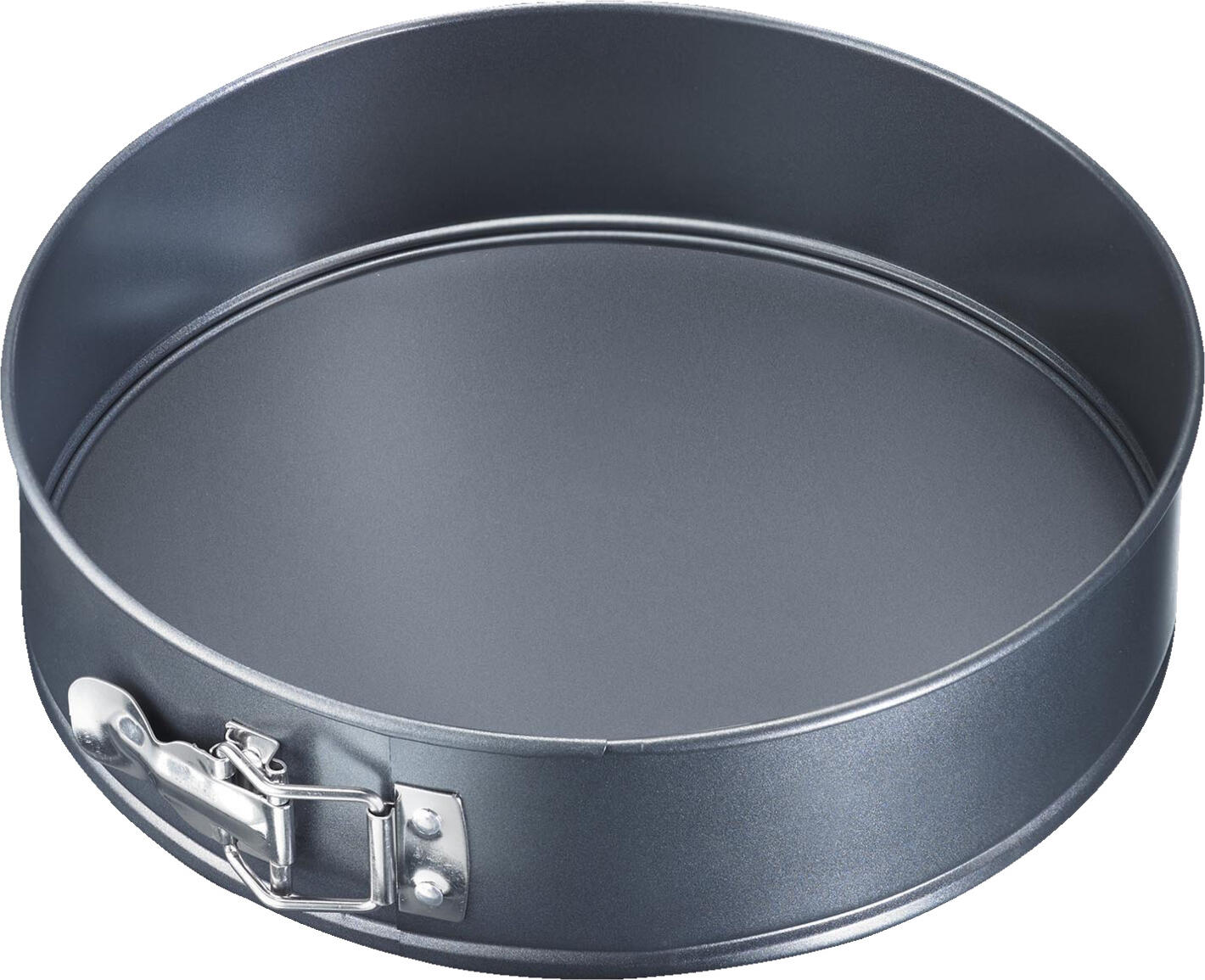 Westmark Westmark GmbH Springform pan Back Classic Springform Back Classic Springform pan Back Classic; 26x7 cm (ØxH); black; round Springform Back Classic; 26x7 cm (ØxH); schwarz; rund Made of steel with high quality non-stick coating. Not suitable for dishwashers. Springform aus Stahl mit hochwertiger Antihaftbeschichtung. Nicht spülmaschinengeeignet.