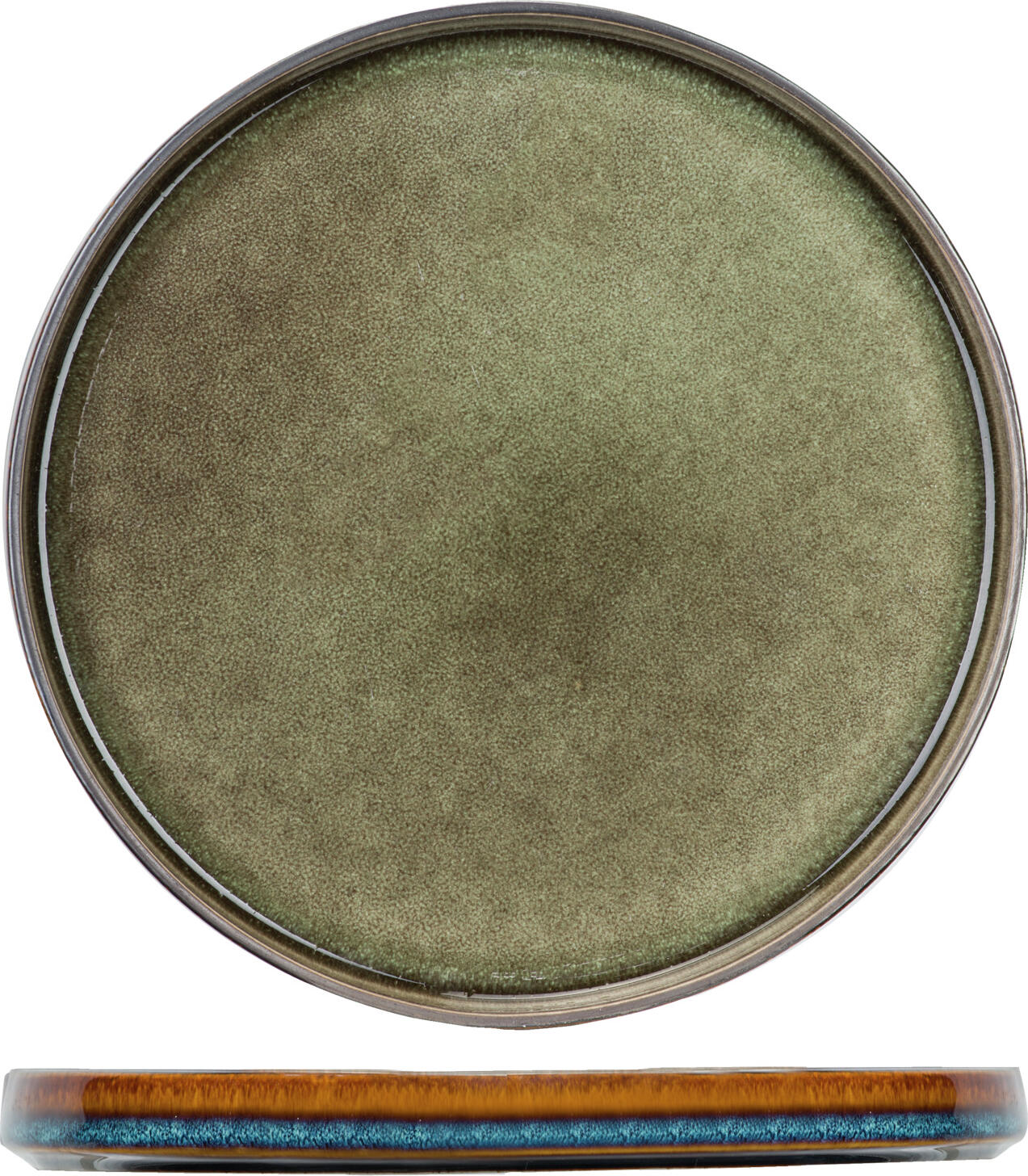 Cosy & Trendy Billiet-Vanlaere NV Dessert plate Quintana Dessertteller Quintana Dessert plate Quintana; 22 cm (Ø); green; round; 6 piece / pack Dessertteller Quintana; 22 cm (Ø); grün; rund; 6 Stück / Pack Colored plate made of porcelain. Dishwasher safe and microwaveable. Farbiger Teller aus Porzellan. Spülmaschinenfest und mikrowellengeeignet. Handmade Produkte, die in Ihrer Farbe (sowohl innen als auch außen) von hell zu dunkel abweichen können. Bläuliche Färbungen auf der braunen Außenseite können auftreten. Bitte beachten Sie: Diese Produkte haben eine verglaste Oberschicht, die bei extremen Temperaturen (z.B. im Backofen, auf der Herdplatte oder in der Tiefkühltruhe) unsichtbare Schäden erleiden kann. Einmal beschädigt, kann Wasser eindringen und bei erneuter Hitze oder Kälte sichtbare Schäden verursachen. Dies nennt man Thermoschock.