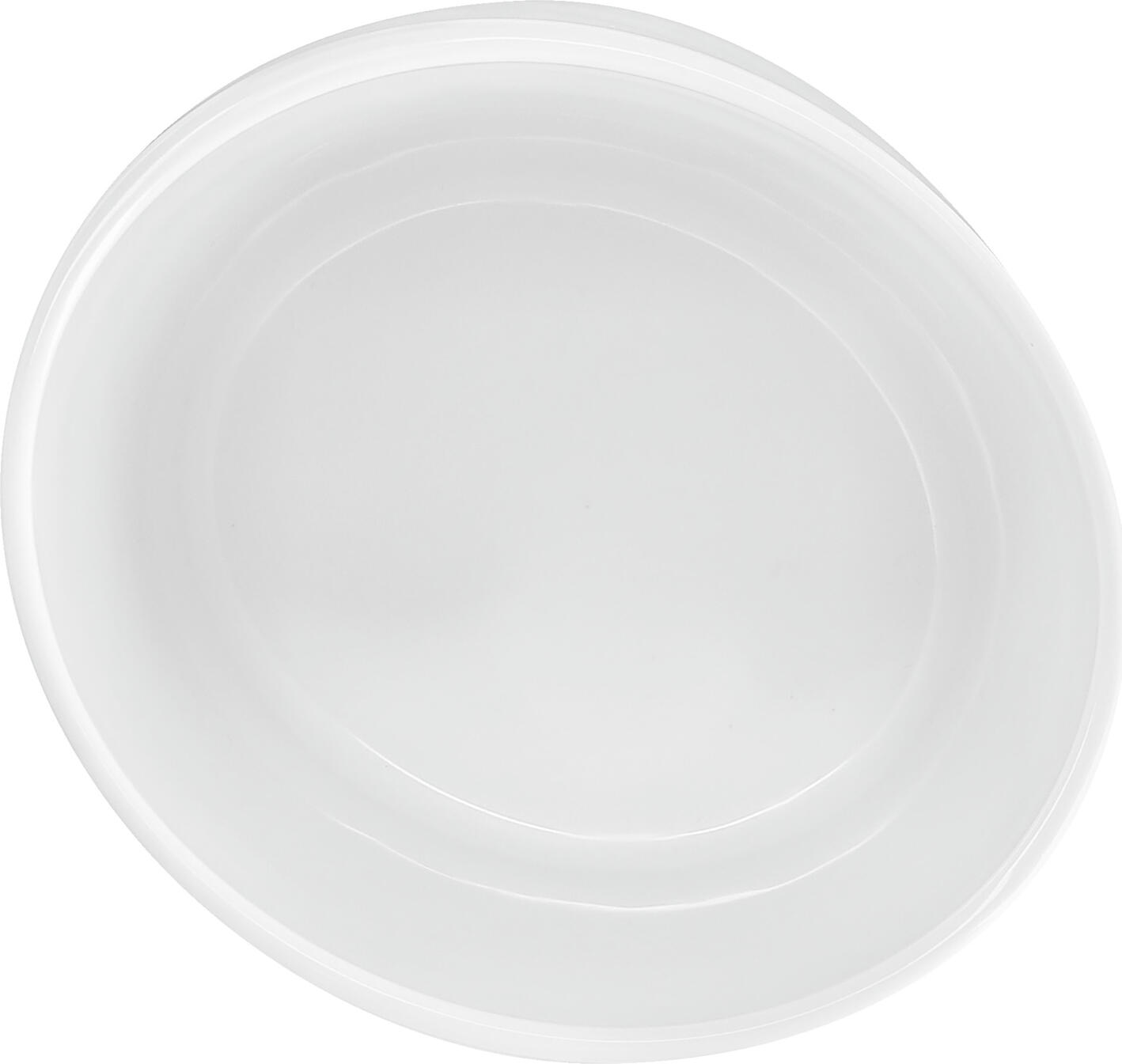 VEGA Bach Dressing Pot, 1000 ml Oval Melamine Sauce Container, Impact Resistant, Dishwasher Safe, White