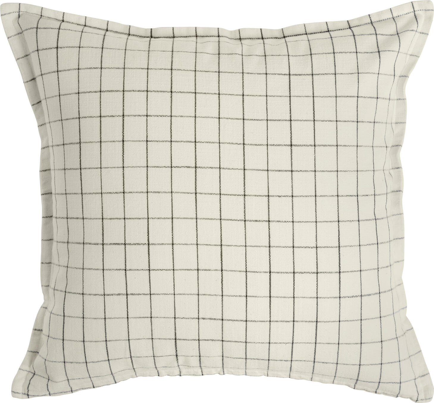 ERWIN M. LUSINI Solutions GmbH Cushion cover Skan small check Kissenhülle Skan klein kariert Cushion cover Skan small check; 40x40 cm (WxL); cream white/anthracite Kissenhülle Skan klein kariert; 40x40 cm (BxL); cremeweiß/anthrazit ##Skan cushion cover in small chequered pattern – A natural, light look with a standing hem The Skan cushion cover in a small chequered pattern, made from 100% cotton, combines high-quality craftsmanship with a natural look. The delicate linen-effect chequered pattern lends every room an elegant, understated charm. The textured fabric creates a light, airy impression, whilst the standing hem and concealed zip ensure an elegant look and ease of use. * 100% cotton * Weight approx. 200 g/m² * Small chequered pattern for an elegant look * With concealed zip * Natural, light look thanks to the textured fabric * Easy to care for and hard-wearing Tip: Order a matching cushion insert at the same time. ##Kissenhülle Skan klein-kariert – Natürlicher, leichter Look mit Stehsaum Die Kissenhülle Skan im kleinen Karo-Design aus 100 % Baumwolle vereint hochwertige Verarbeitung mit einer natürlichen Optik. Das zarte Karo-Muster in Leinenoptik verleiht jedem Raum einen eleganten, unkomplizierten Charme. Das strukturierte Gewebe sorgt für einen leichten, luftigen Eindruck, während der Stehsaum und der verdeckte Reißverschluss für eine elegante Optik und einfache Handhabung sorgen. * 100 % Baumwolle * Gewicht ca. 200 g/m² * Kleines Karomuster für einen eleganten Look * Mit verdecktem Reißverschluss * Natürlicher, leichter Look durch das strukturierte Gewebe * Pflegeleicht und strapazierfähig Tipp: Passendes Füllkissen direkt mitbestellen.