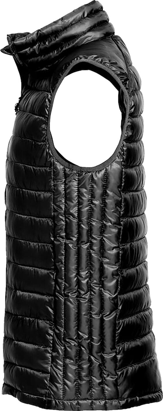 CLIQUE Grid Men's Quilted Vest, Size L, 100% Polyester Light Padding, Stand-up Collar, 5 Zippered Pockets, Adjustable Waistband, Tailored Fit
