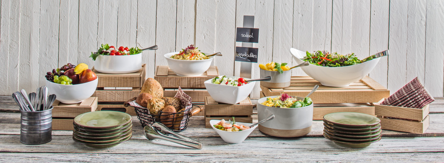 VEGA Botelio Food Presentation Tins, 18/10 Stainless Steel, 300ml, Silver Round Vintage Style Cans, Dishwasher Safe, Buffet Tableware