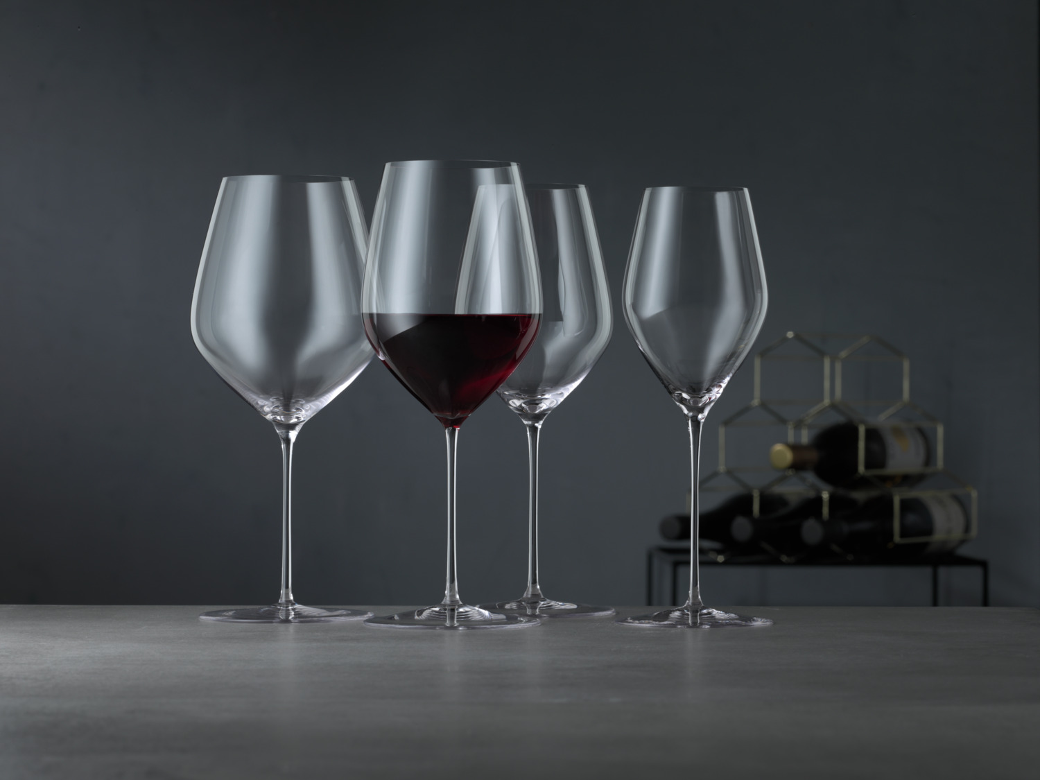Pahar de vin universal Spiegelau HI-LITE, 510 ml, cristal ultra-usor, rezistent la spargere, sigur pentru masina de spalat vase, fabricat in Germania
