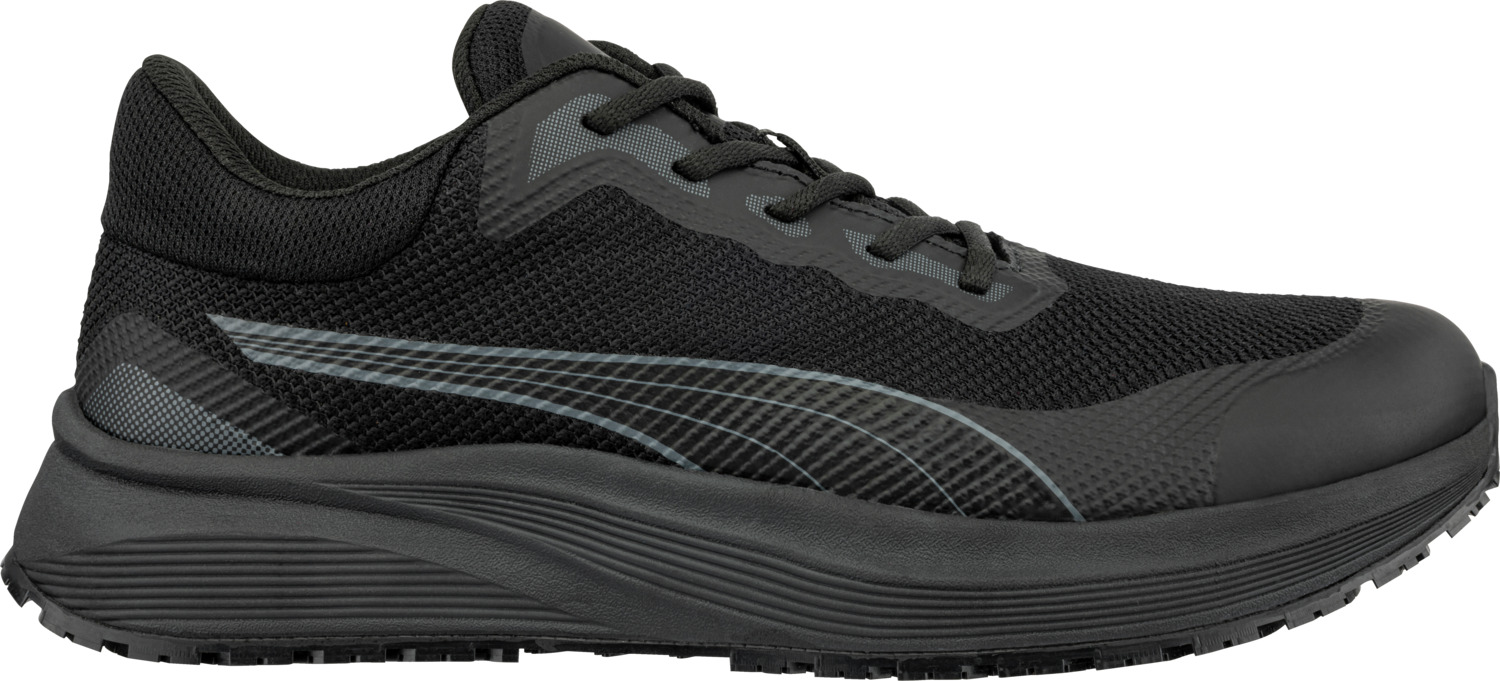 Puma Safety Spark ST Low Work Shoes, Size 36, O1 Protection, GRIPPAZ Slip-Resistant Outsole, IMPULSE.LITE Cushioning, Water-Repellent Splash Guard, Metal-Free