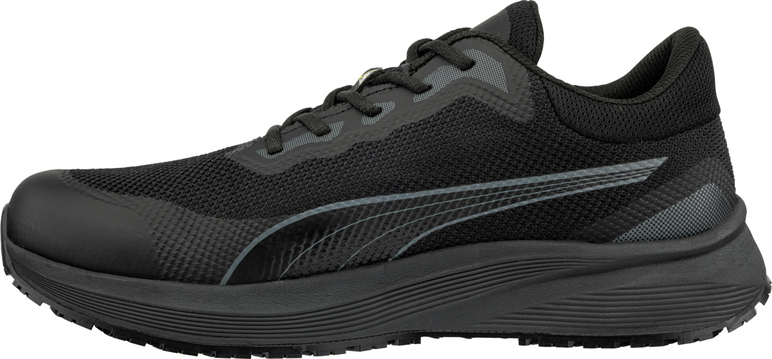 Puma Safety Spark ST Low Work Shoes, Size 36, O1 Protection, GRIPPAZ Slip-Resistant Outsole, IMPULSE.LITE Cushioning, Water-Repellent Splash Guard, Metal-Free