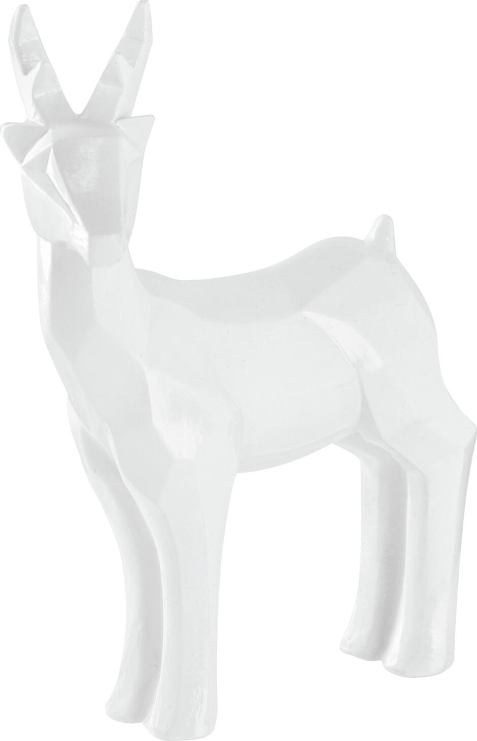 unknown LUSINI Solutions GmbH Deer Agna Hirsch Agna Deer Agna; 11.5x5x15.5 cm (LxWxH); white Hirsch Agna; 11.5x5x15.5 cm (LxBxH); weiß Decorative deer in a modern design made of resin. Deko-Hirsch in modernem Design aus Resin.