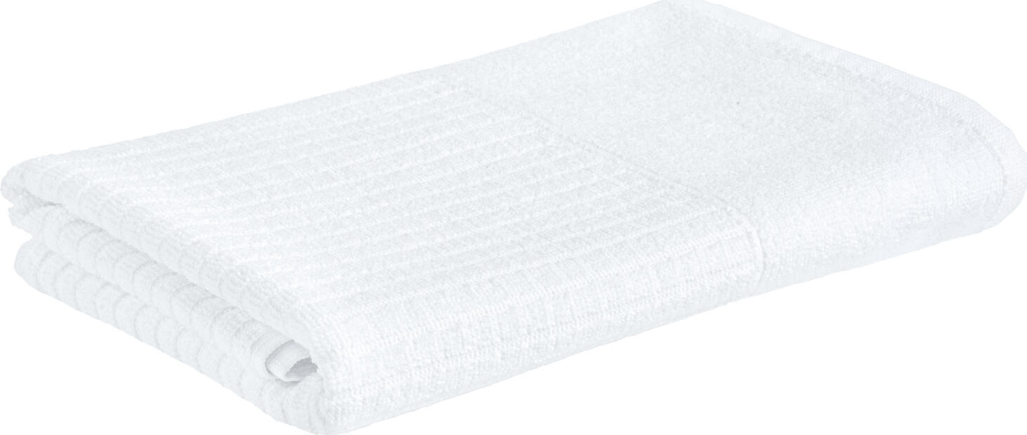 Prosop de Sauna ERWIN M. LUSINI Alassio, Alb, 100% Bumbac Terry Răsucit, 70 x 200 cm, Standard OEKO-TEX 100, Prosop Wellness si Spa cu Bucla de Agatare