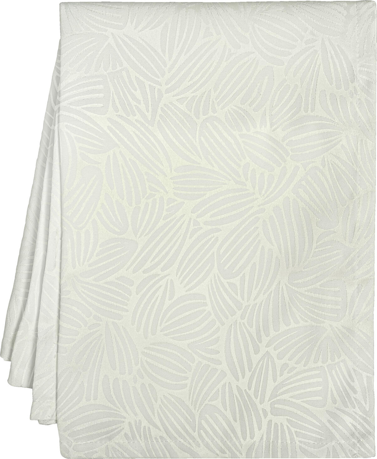 ERWIN M. LUSINI Solutions GmbH Tablecloth sold by the metre Munera Meterware Tischdecke Munera Tablecloth sold by the metre Munera; 320 cm (W); cream white Meterware Tischdecke Munera; 320 cm (B); cremeweiß ##Munera polyester fabrics by the metre - floral design for every occasion Made from 100% polyester, Munera by the metre offers an elegant, floral jacquard pattern that can be individually cut to your desired size. The easy-iron fabric ensures a stylish look and is extremely hard-wearing. The durable quality makes it suitable for both indoor and sheltered outdoor areas. Thanks to its high lightfastness, the colours remain brilliant even after prolonged use. Versatile in use, the fabric by the metre is perfect for creative sewing projects and decorations. * 100 % polyester jacquard * Weight approx. 250 g/m² * Floral woven pattern for an elegant look * Easy to iron, quick-drying and hard-wearing * Suitable for indoor and protected outdoor use * Can be cut to size as required Care tip: Wash at a low temperature, do not bleach and iron lightly if necessary to preserve the quality and colour intensity. ##Polyester-Meterware Munera – Florales Design für jeden Anlass Die Meterware Munera aus 100 % Polyester bietet ein elegantes, florales Jacquard-Muster, das individuell auf Ihr Wunschmaß zugeschnitten werden kann. Das bügelleichte Gewebe sorgt für eine stilvolle Optik und ist äußerst strapazierfähig. Die langlebige Qualität macht sie sowohl für den Innenbereich als auch für geschützte Außenbereiche geeignet. Dank hoher Lichtechtheit bleiben die Farben auch bei längerer Nutzung brillant. Vielseitig einsetzbar, eignet sich die Meterware perfekt für kreative Nähprojekte und Dekorationen. * 100 % Polyester-Jaquard * Gewicht ca. 250 g/m² * Florales Webmuster für einen eleganten Look * Bügelleicht, schnelltrocknend und strapazierfähig * Für Innen- und geschützten Außenbereich geeignet * Zuschnitt auf Wunschmaß möglich Pflegetipp: Bei niedriger Temperatur waschen, nicht bleichen und bei Bedarf leicht bügeln, um die Qualität und Farbintensität zu bewahren.