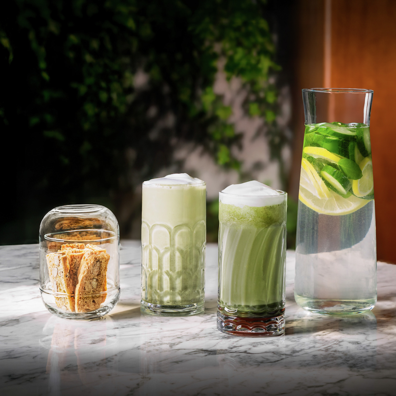Set Bol cu Clopot Mini LAV Detroit din Sticla Transparenta, Diametru 8.8 cm, Inaltime 11.8 cm, pentru Prezentare Alimentara HoReCa