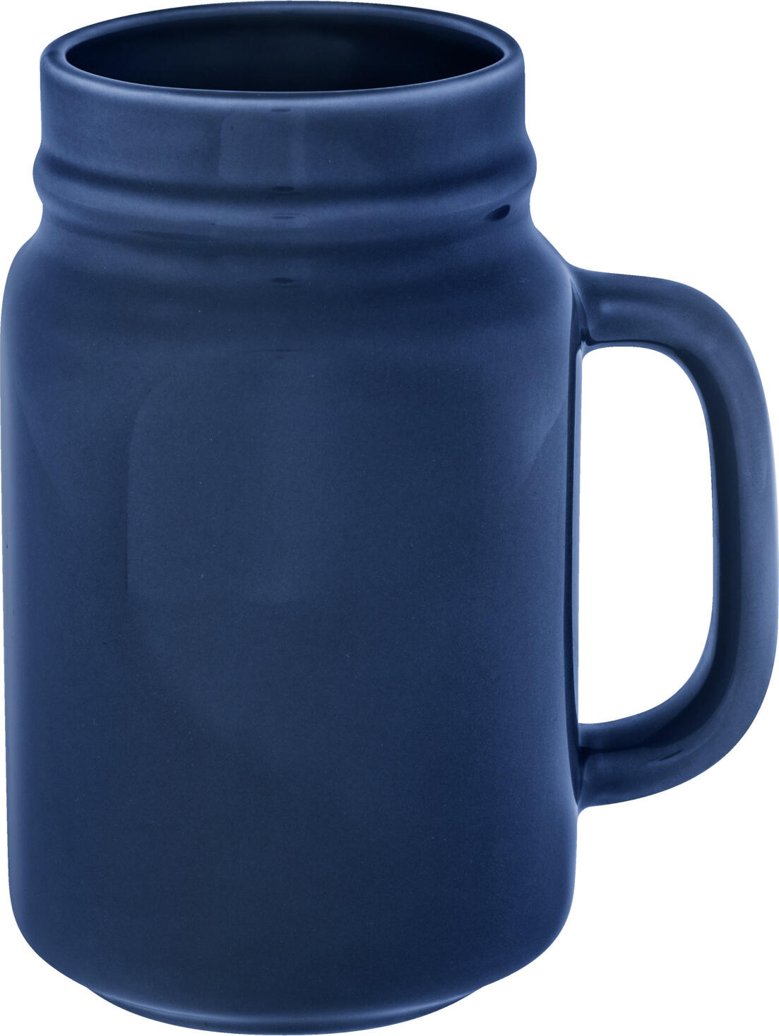 PULSIVA LUSINI Solutions GmbH Mug Liv Henkelbecher Liv Mug Liv; 480 ml, 8.3x13.2 cm (ØxH); blue; 6 piece / Pack Henkelbecher Liv; 480 ml, 8.3x13.2 cm (ØxH); blau; 6 Stück / Pack Mug with handle made of porcelain in plain white or colored. Dishwasher safe and microwaveable. Becher mit Henkel aus Porzellan in uni weiß oder farbig. Spülmaschinenfest und mikrowellengeeignet.