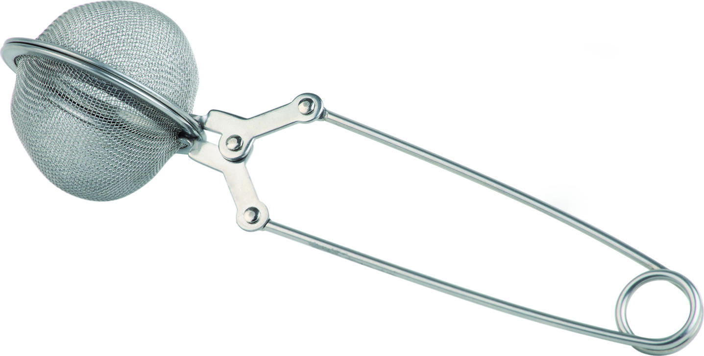 APS Assheuer + Pott GmbH & Co. KG Tea brewing strainer Teebrühsieb Tea brewing strainer; 4.5x4.5 cm (ØxH); silver; round Teebrühsieb; 4.5x4.5 cm (ØxH); silber; rund The hinged tea brewing sieve from APS has a fine sieve that optimally retains coarser pieces of tea. Matt polished finish. Das Teebrühsieb ist ein praktisches Zubehör zum einfachen Aufbrühen von losem Tee in Tasse, Glas oder Kanne. Das feine Sieb hält Teeblätter zuverlässig zurück und unterstützt eine aromatische Zubereitung ohne Teebeutel. Durch die ausklappbare Ausführung lässt sich das Sieb komfortabel befüllen, entleeren und reinigen. Ideal für Gastronomie, Hotellerie, Büro und privaten Teegenuss. * Material: Edelstahl * Mit feinem Sieb für losen Tee * Ausklappbar für einfaches Befüllen und Entleeren * Für Tasse, Glas und Kanne geeignet * Für Gastronomie, Hotellerie, Büro und privaten Gebrauch geeignet * Spülmaschinengeeignet