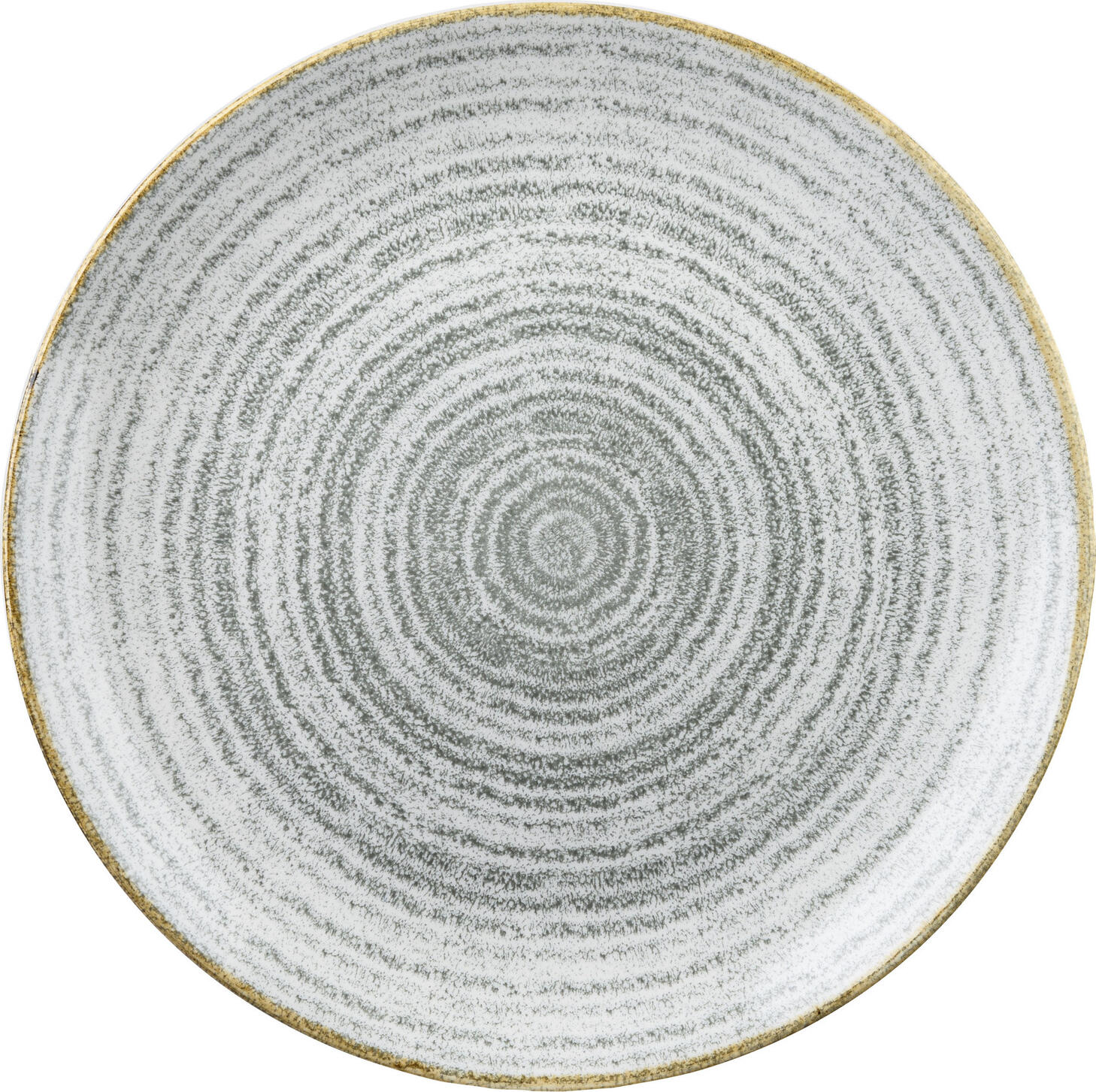 Churchill Churchill China (UK) ltd. Deep plate Studio Prints Stone Grey Coupe Teller tief Studio Prints Stone Grey Coupe Deep plate Studio Prints Stone Grey Coupe; 426 ml, 18.2 cm (Ø); light-grey/brown; round; 12 piece / pack Teller tief Studio Prints Stone Grey Coupe; 426 ml, 18.2 cm (Ø); hellgrau/braun; rund; 12 Stück / Pack Homespun-style Studio Prints is an underglaze printed design featuring a hand-applied edge band inspired by our archive Homespun designs, exhibited at the V & A Museum in London. Available in three subtle colors: Charcoal Black, Stone Grey and Slate Blue. The range matches the latest trends in food, where fresh ingredients make an impression on the plate. Der tiefe Coupe Teller für die Gastronomie Studio Prints „Stone Grey“ von Churchill ist ideal für Suppen, Pasta und Bowls. Als Studio Prints Stone Grey Teller tief Coupe kombiniert er Design und Funktionalität. Dieser tiefe Gastronomie Teller ist robust und für den intensiven Einsatz geeignet.