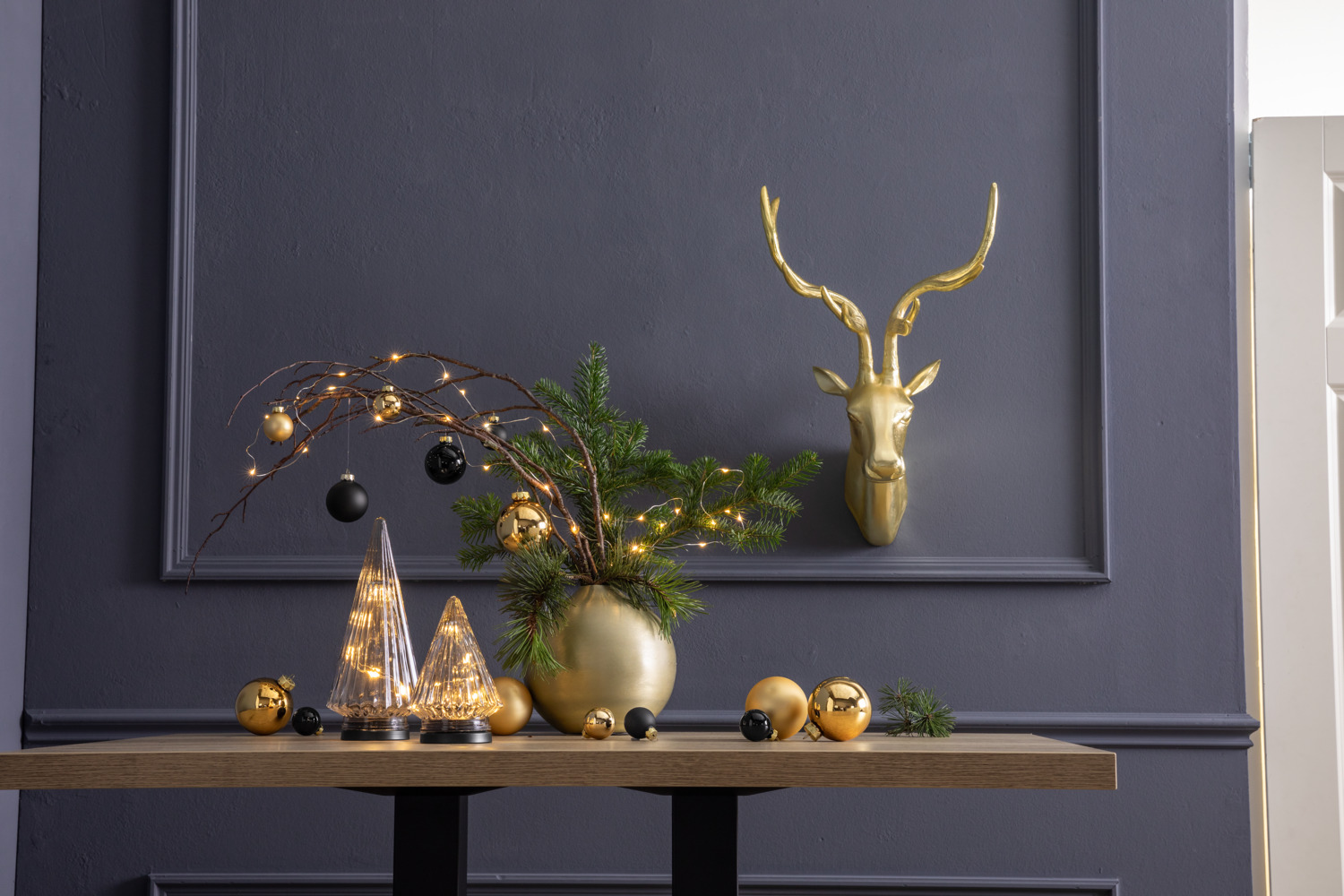 Vega Ananda LED Fairy Lights, 330 cm Battery-Operated Decorative String Lights, Transparent Plastic, 3 AA Battery Powered