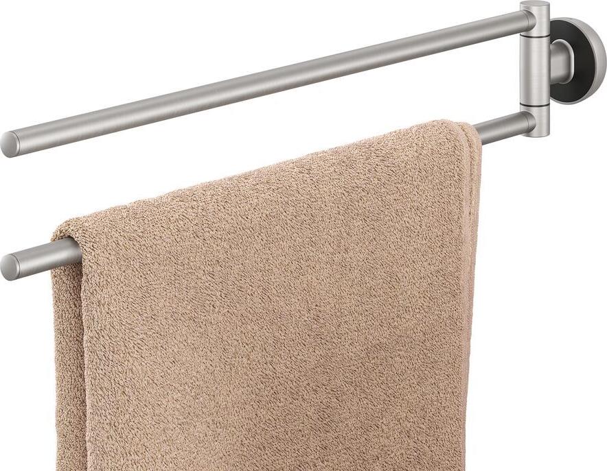 Portprosop Dublu TIGER Cooper, Otel Inoxidabil Periat, 45.9 x 7.9 x 45.9 cm, Brate Movabile pentru Uscare Flexibila, Compatibil TigerFix