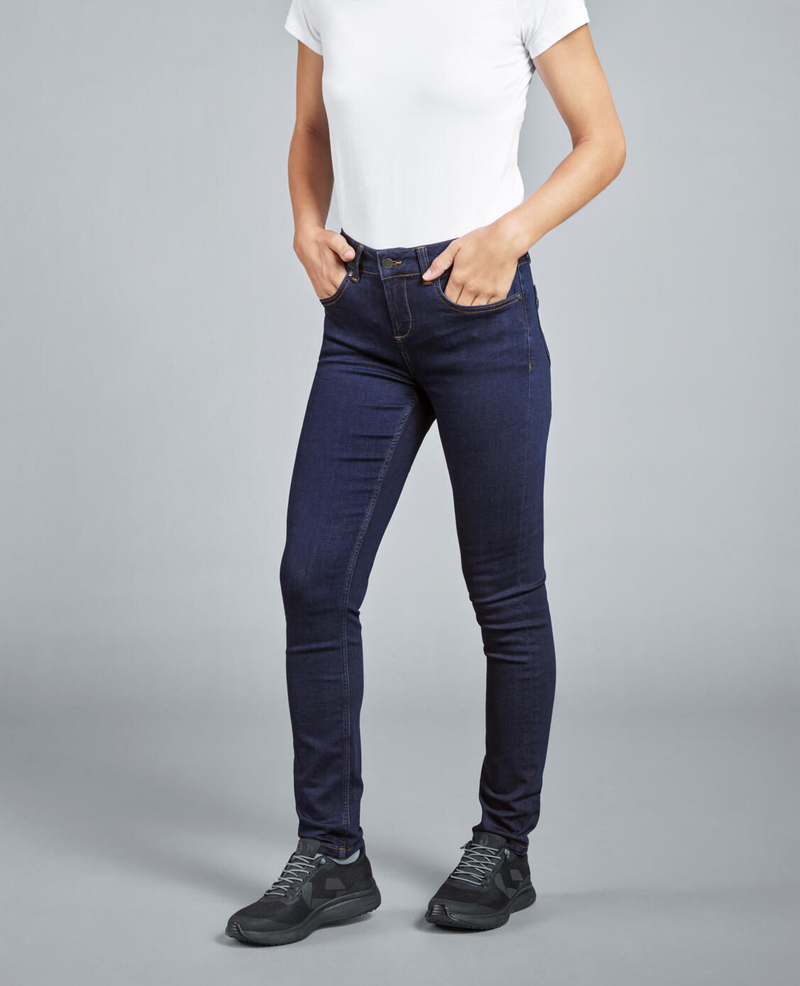 Blugi Dame JOBELINE Dover Skinny Fit, Denim cu Elasticitate Ridicata, Blend Tencel Lyocell, Croiala Slim, Lungime Pas 78cm